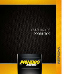 Catalogo Pioneiro - Baterias Pioneiro