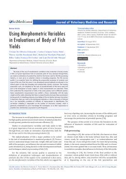 Using Morphometric Variables in Evaluations of