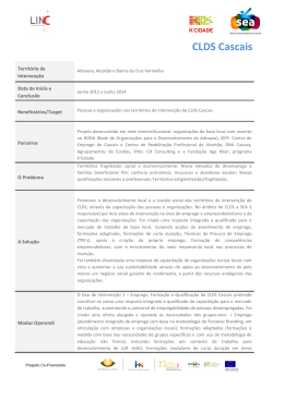 Ficha Projeto - SEA – Agência de Empreendedores Sociais
