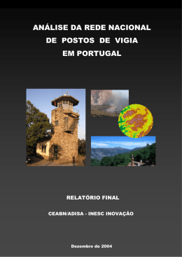 análise da rede nacional de postos de vigia em portugal