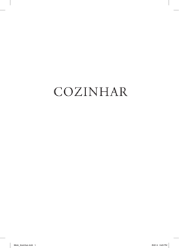 COZINHAR - Intrínseca