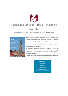 Torres dos Clérigos – Uma História de Granito