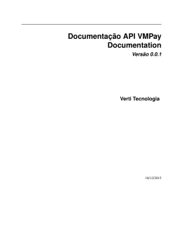 Documentação API VMPay Documentation