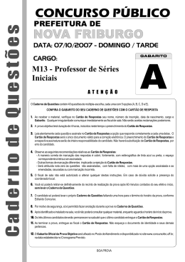 M13 - PROFESSOR DE SÉRIES INICIAIS.cdr