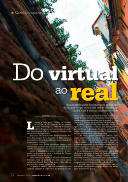 Do Virtual ao real - Social Street Italia
