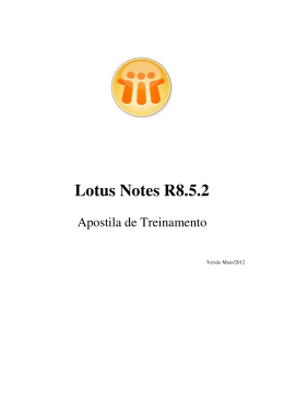 Manual do Lotus Notes