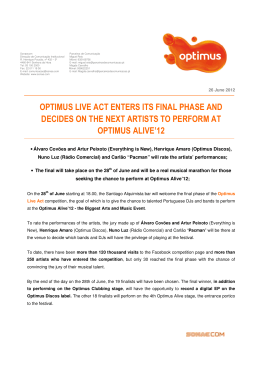 optimus live act enters its final phase and decides on