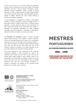 mestres portugueses - Sintra Museu Virtual