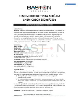 REMOVEDOR DE TINTA ACRÍLICA CHEMICOLOR 350ml