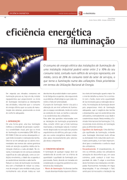 eficiência energética na iluminação