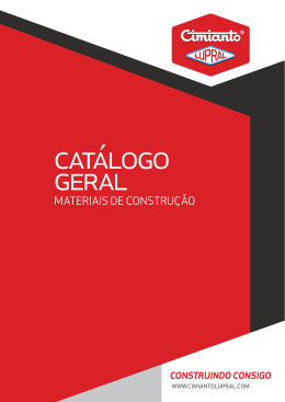 catálogo geral - Cimianto Lupral