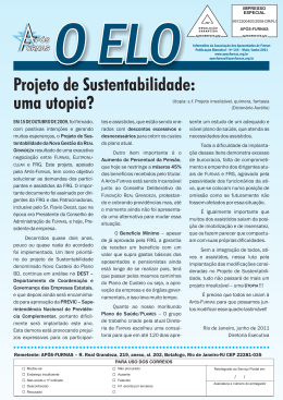 Projeto de Sustentabilidade: uma utopia?