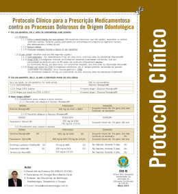 Março Prescrição Medicamentosa contra os Processos - CRO-RJ