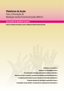 Plataforma de Ação para a Eliminação da MGF/Excisão