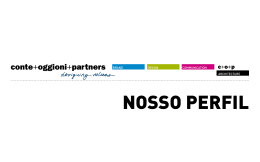 NOSSO PERFIL - Conte Oggioni Partners