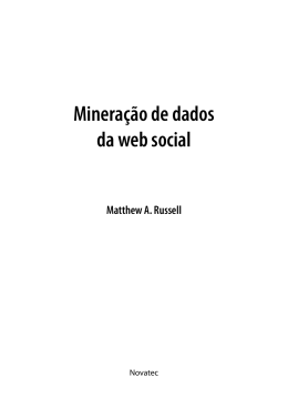Mineração de dados da web social