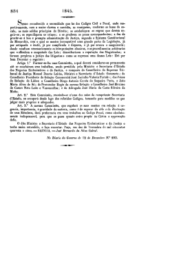 Decreto de 10 de Dezembro de 1845, criando uma comissão para a