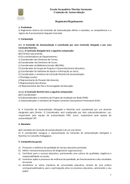Constituição da Comissão - Escola Secundária Martins Sarmento