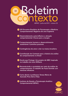 Boletim Contexto – Junho de 2010 – PDF
