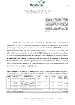 Goiás Comissão Permanente de Licitação