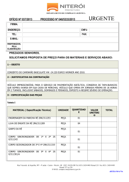 Cotação - 037-2013 - Prefeitura Municipal de Niterói