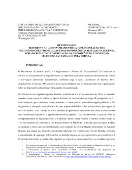 MECANISMO DE ACOMPANHAMENTO DA OEA/Ser.L.