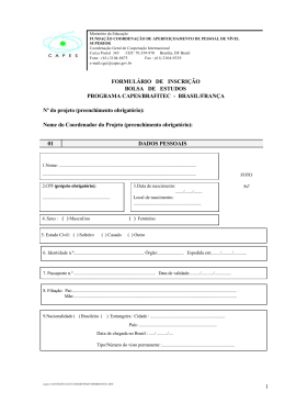 Abertura Formulário de inscrição a bolsa de estudos