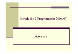 Introdução à Programação 2006/07