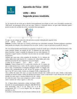 Apostila de Física - 2010 UERJ – 2011 Segunda
