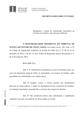 Decreto Judiciário n. 2176/2012