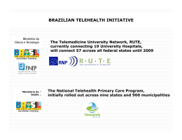 BRAZILIAN TELEHEALTH INITIATIVE