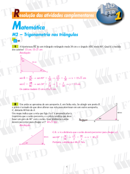 Trigonometria - WebTVMarista