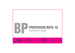 PROFESSOR NOTA 10 - Profissão Mestre