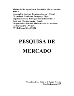 Pesquisa de Mercado (2007)