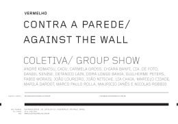 coletiva/ group show contra a parede/ against