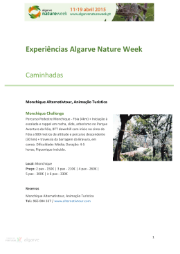 Experiências Algarve Nature Week