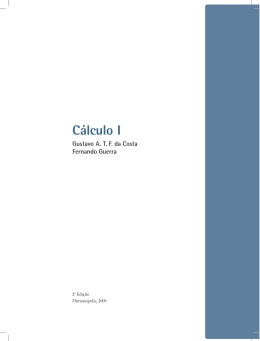 Cálculo I - Universidade Federal de Santa Catarina