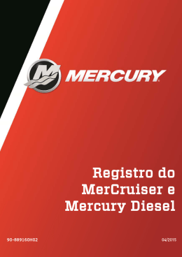 Registro do MerCruiser e Mercury Diesel