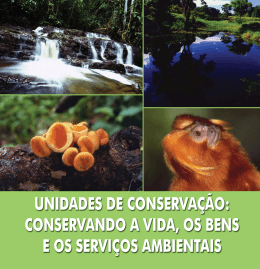 Unidades de Conservação - Ministério do Meio Ambiente