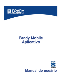 Brady Mobile Aplicativo