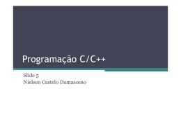Programação C/C++ - Nielsen Castelo Damasceno