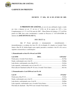 Decreto N. 2696 de 24/06/2009