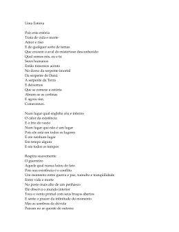 (Poesia) Uma estoria - Instituto Reichiano