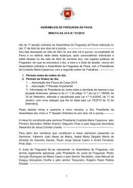 Acta Assembleia de Freguesia 01-2015