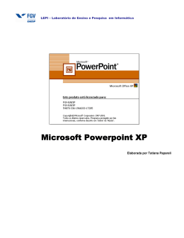 Microsoft Powerpoint XP Microsoft Powerpoint XP