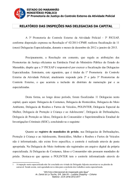 Delegacias Especializadas - Sítio do Ministério Público do Maranhão