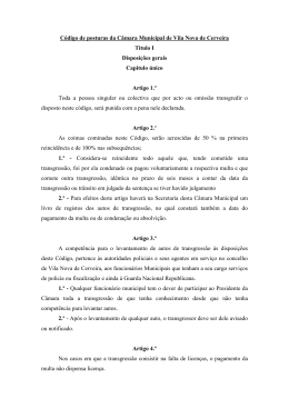 código de posturas - Câmara Municipal de Vila Nova de Cerveira