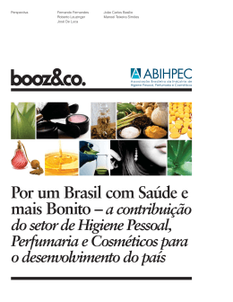Por um Brasil com Saúde e mais Bonito – a contribuição