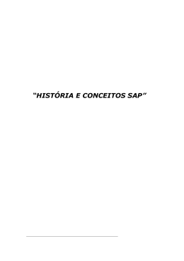 “HISTÓRIA E CONCEITOS SAP” - Xtraining .inf.br xtraining.inf.br