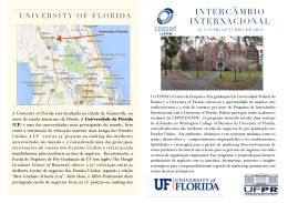 Intercâmbio University of flórida